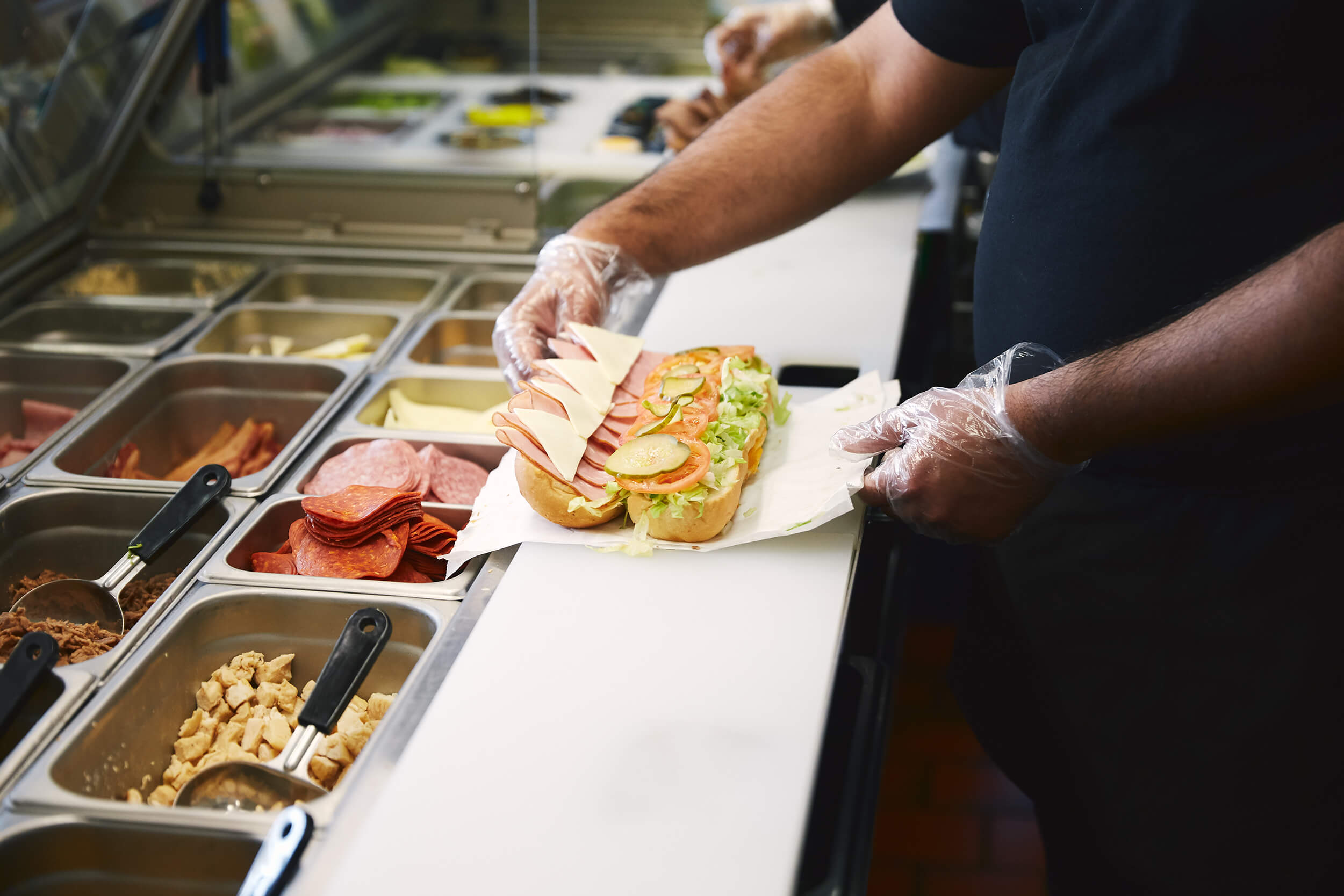 Sandwich maison de la sandwicherie Delicious a Florennes