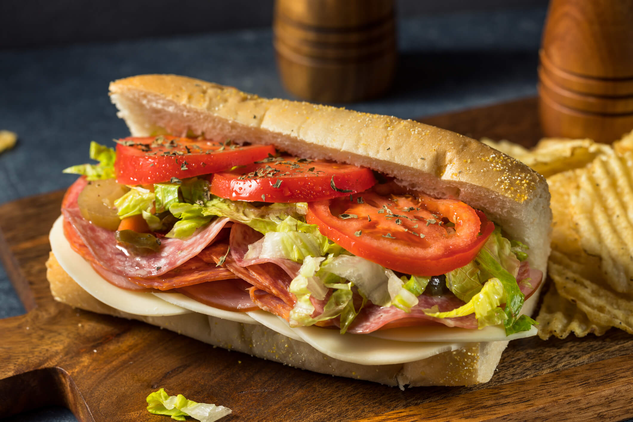 Carte riche et genereuse de la sandwicherie Delicious